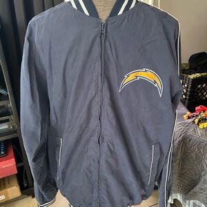 G-III Aparrel Los Angeles Chargers Bomber-style Jacket Men's Medium NFL Apparel